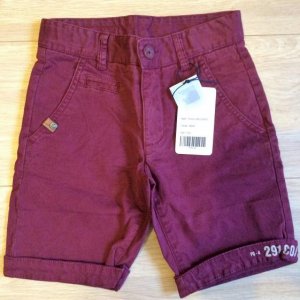 новые Шорты Paisley long shorts от Pompdelux, цвет вино, 110 размер, 600 р