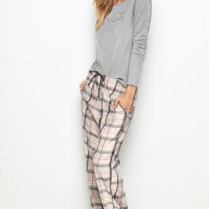 The Flannel Pant
Grey-pink Plaid (CUQ)
Size L