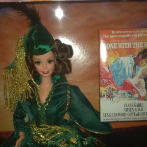 Barbie as Scarlett O'Hara Green