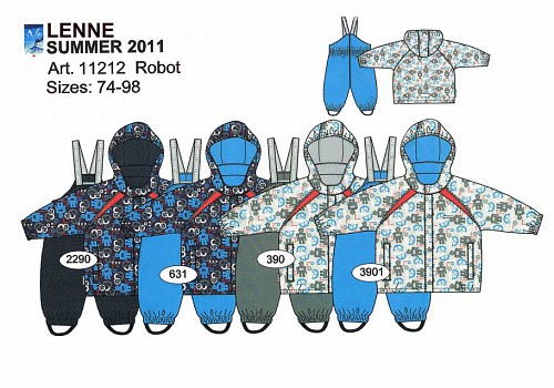 11212 robot
Курка и полукомбинезон. Ткань актив. Без утеплителя. От +5 на флисовую поддеву до большого плюса (прохладных летних вечеров). Ветро и влаг