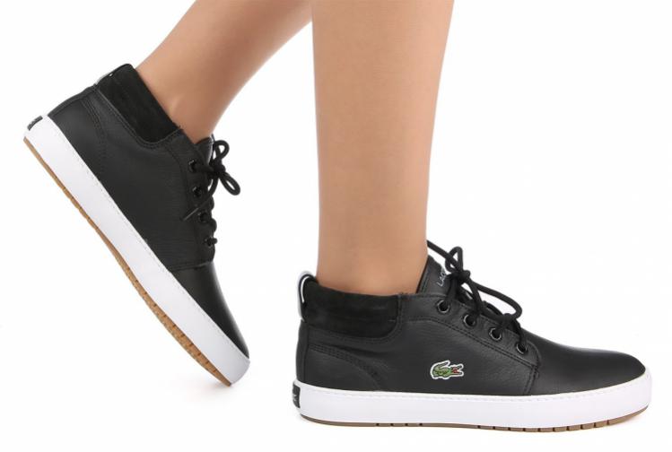 1250164 casual lacoste spw1084 ampthill terra wth chernyj koja naturalnaya 11