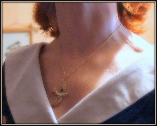 And Mary Swallow Necklace