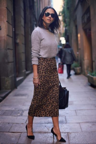 asos pencil skirt textured leopard print style in lima panel shoes