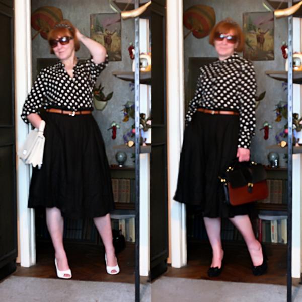 ASOS Shirt With Spot Print
ASOS Linen Midi Skirt With Belt
Johnny Loves Rosie Structured Lady Bag