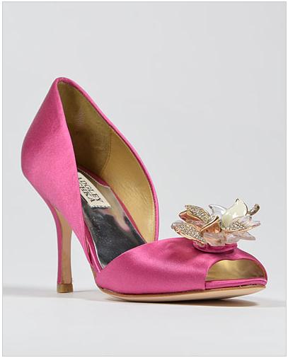 CLARISSA ORNAMENT BRIDAL SHOES by Badgley Mischka(ОРИГИНАЛ)!!! Это шакарные туфли украшенные блистающим цветком со стразами, которые будут выглядеть и