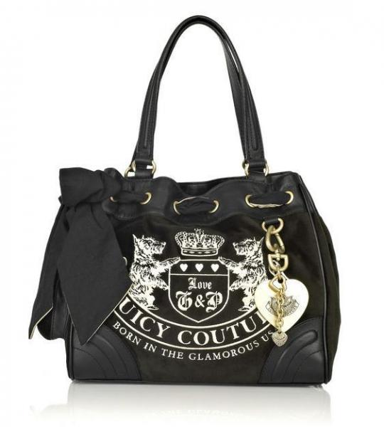 juicy couture daydreamer velour tote