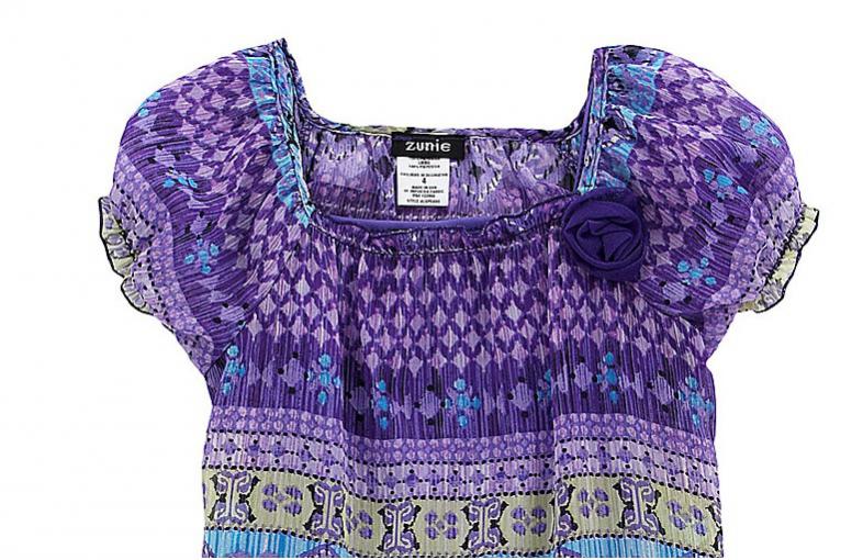 kid sz 4y, Kids Girls Zunie Printed Top & Leggings Set - $15