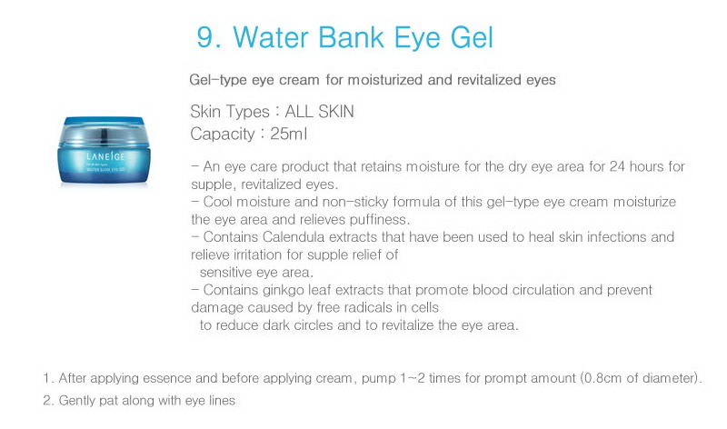 laneige Water Bank Eye Gel