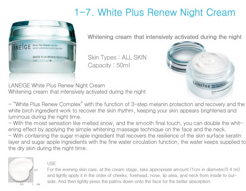 laneige White Plus Renew Night Cream