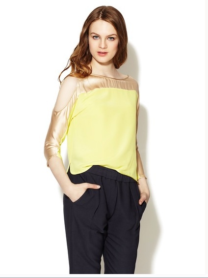 Maje silk top