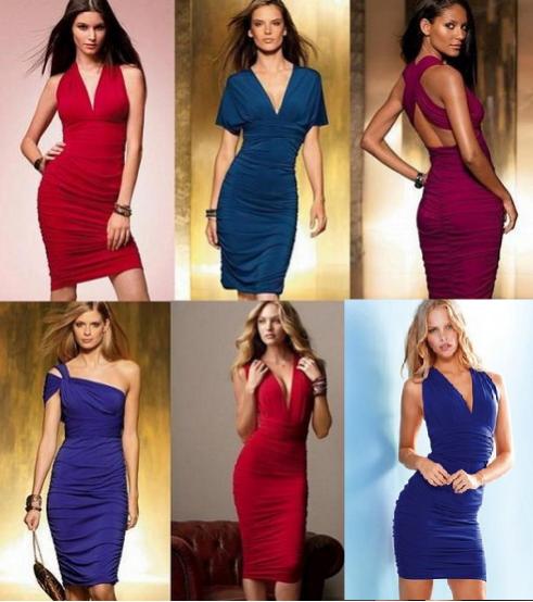 продам платье-конструктор Victorias Secret 
Multiway jersey dress 
Размер XS, новое, оригинал
Цвет синий, как на фото в правом нижнем углу
Можно носит