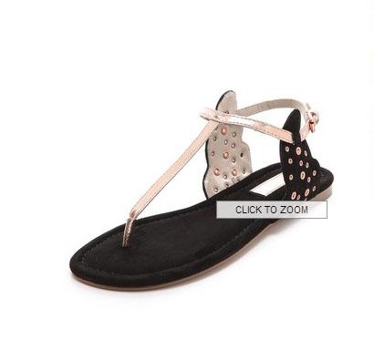 Rosegold sandals