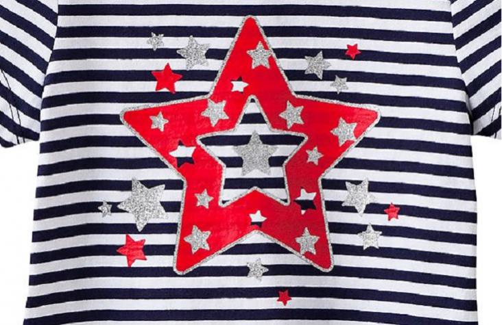 sz 3T Kohl`s Toddler Stripped Tee - $5
Jumping Beans® Striped & Glitter Star Tee Toddler 2