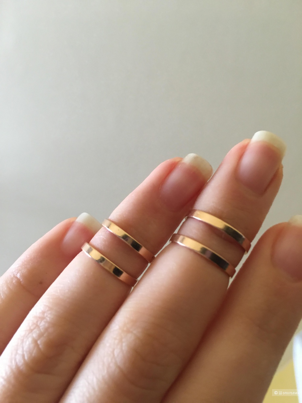 Кольцо на фалангу пальца золото 585