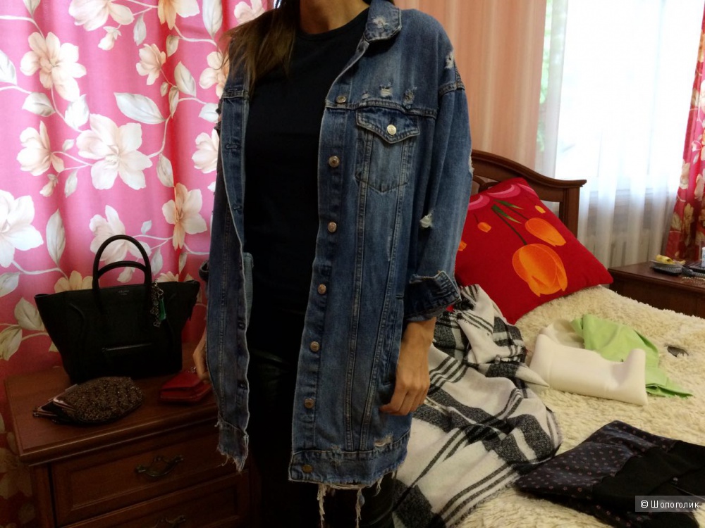 Джинсовое Платье Zara Женское фото 5