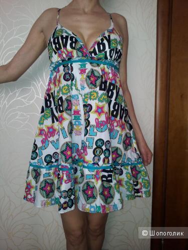 Kira Plastinina сарафан 100% хлопок, размер 44-46