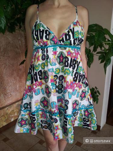 Kira Plastinina сарафан 100% хлопок, размер 44-46