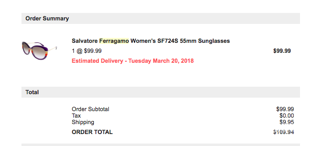 Очки Salvatore Ferragamo