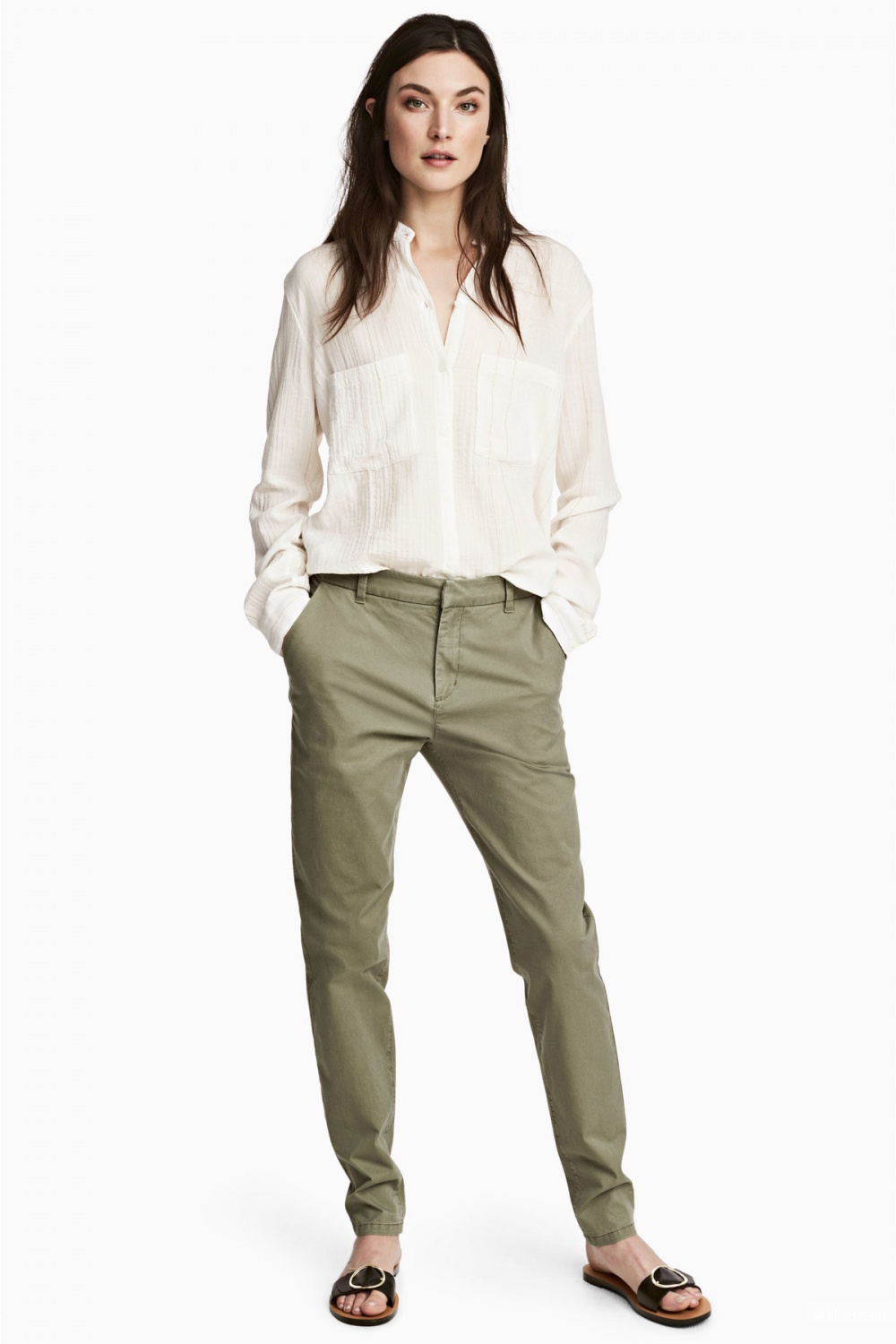 Брюки Chinos h&m