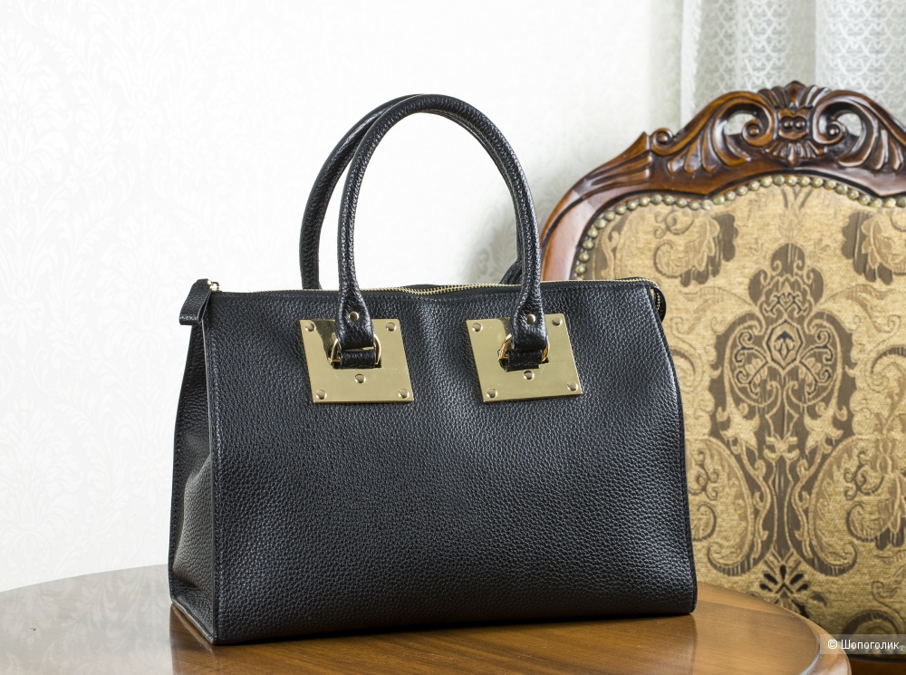 Сумка-тоут  женская, Sophie Hulme Stamped Bowling, medium.