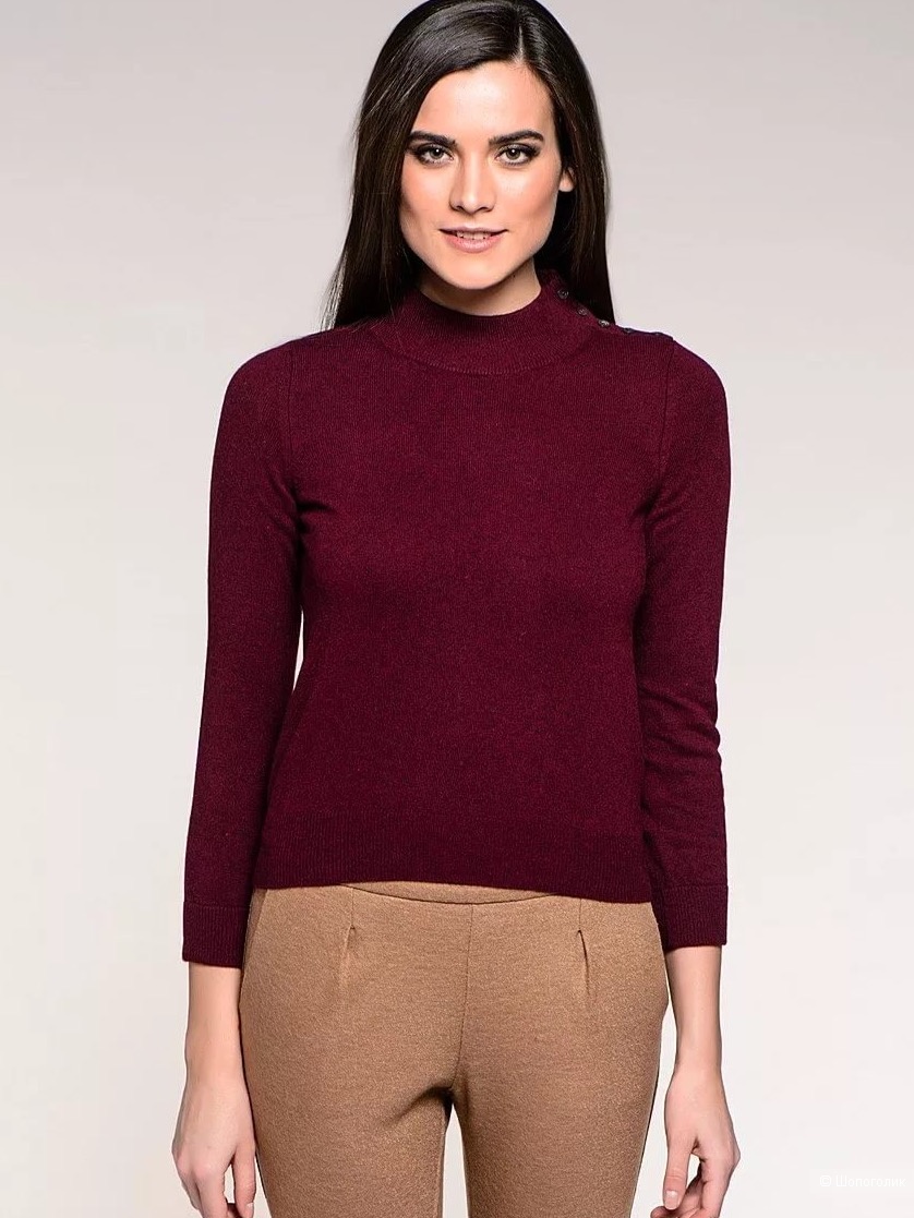 Бордовый свитер Stefanel