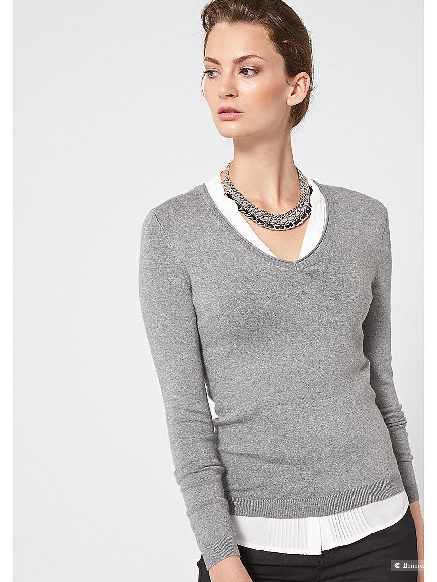 Серый свитер женский