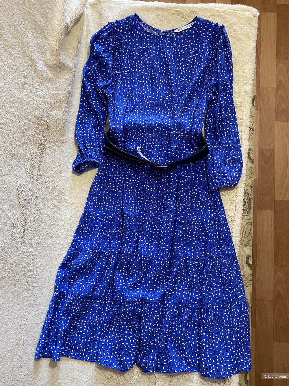 Платье Зара синее