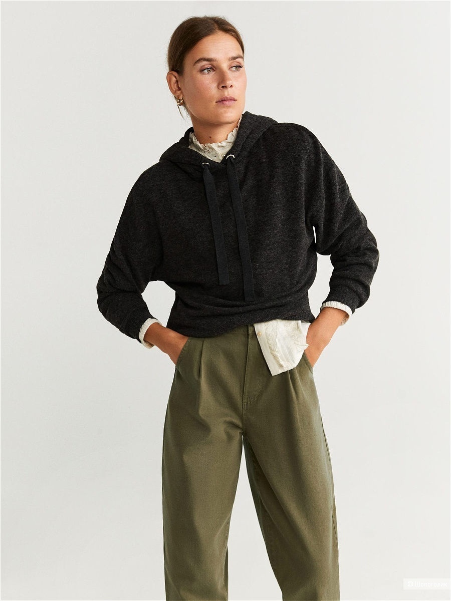 <b>Джинсы</b> Slouchy с завышенной талией <b>mango</b>, размер М.