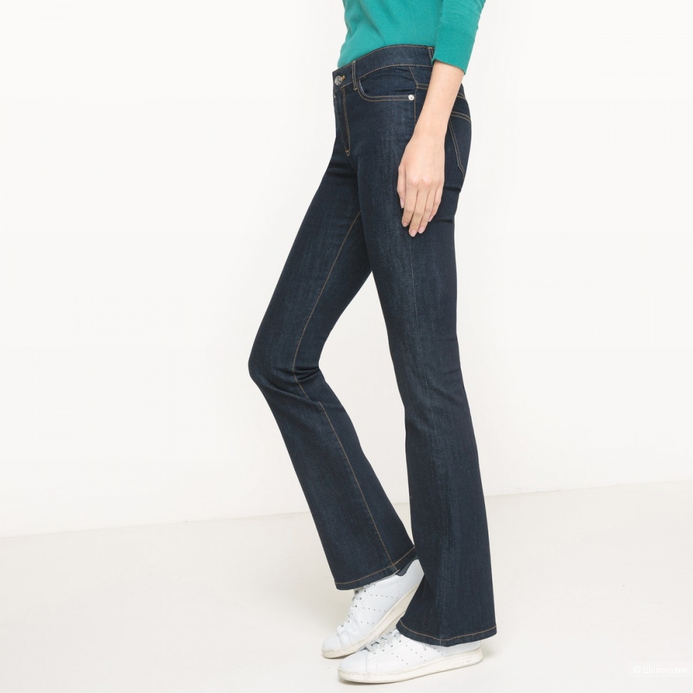 Women's High Rise Billie Mini Bootcut Jeans джинсы Цвет: Голубой; Размер: 0 купи