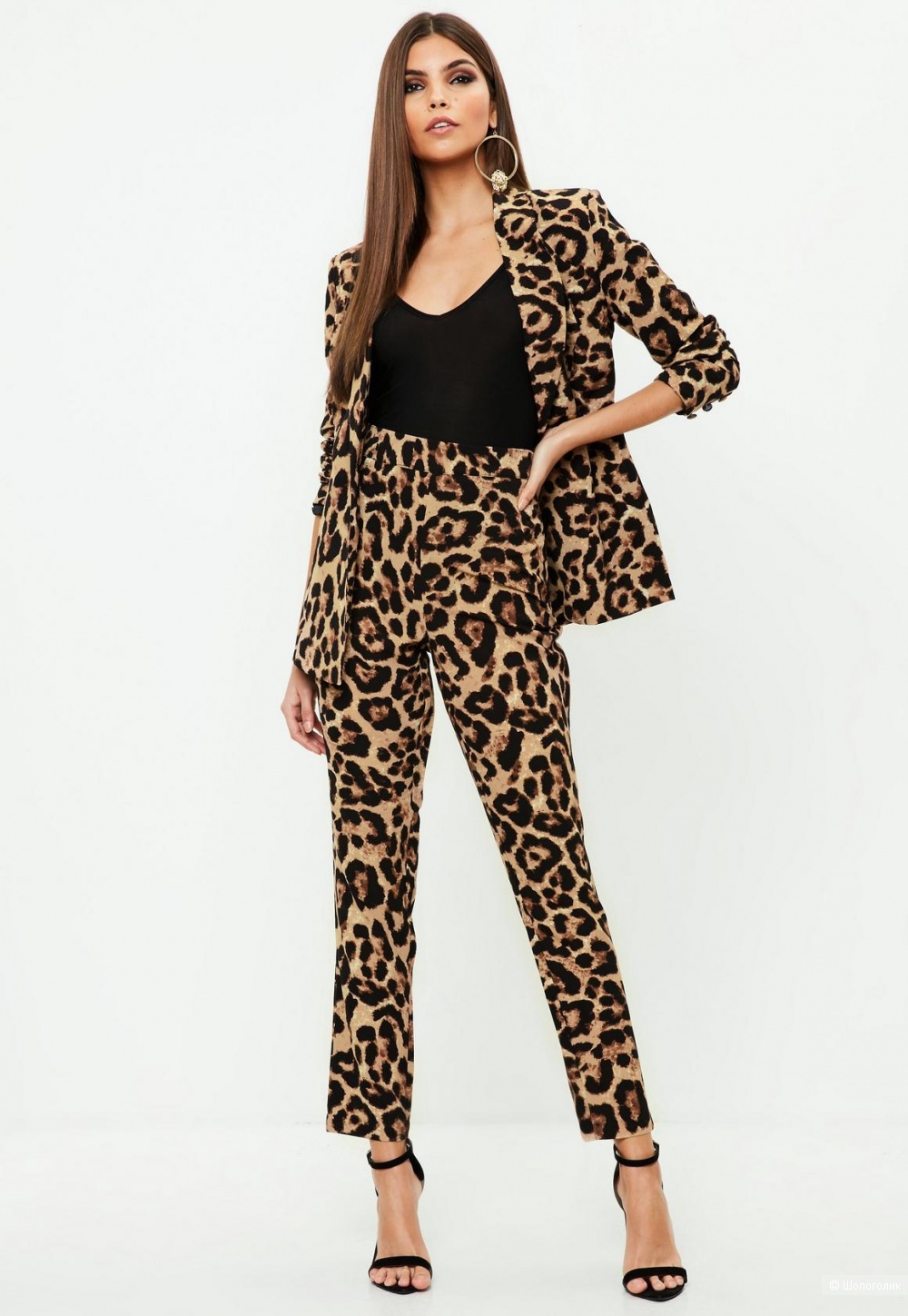 Missguided брюки леопард