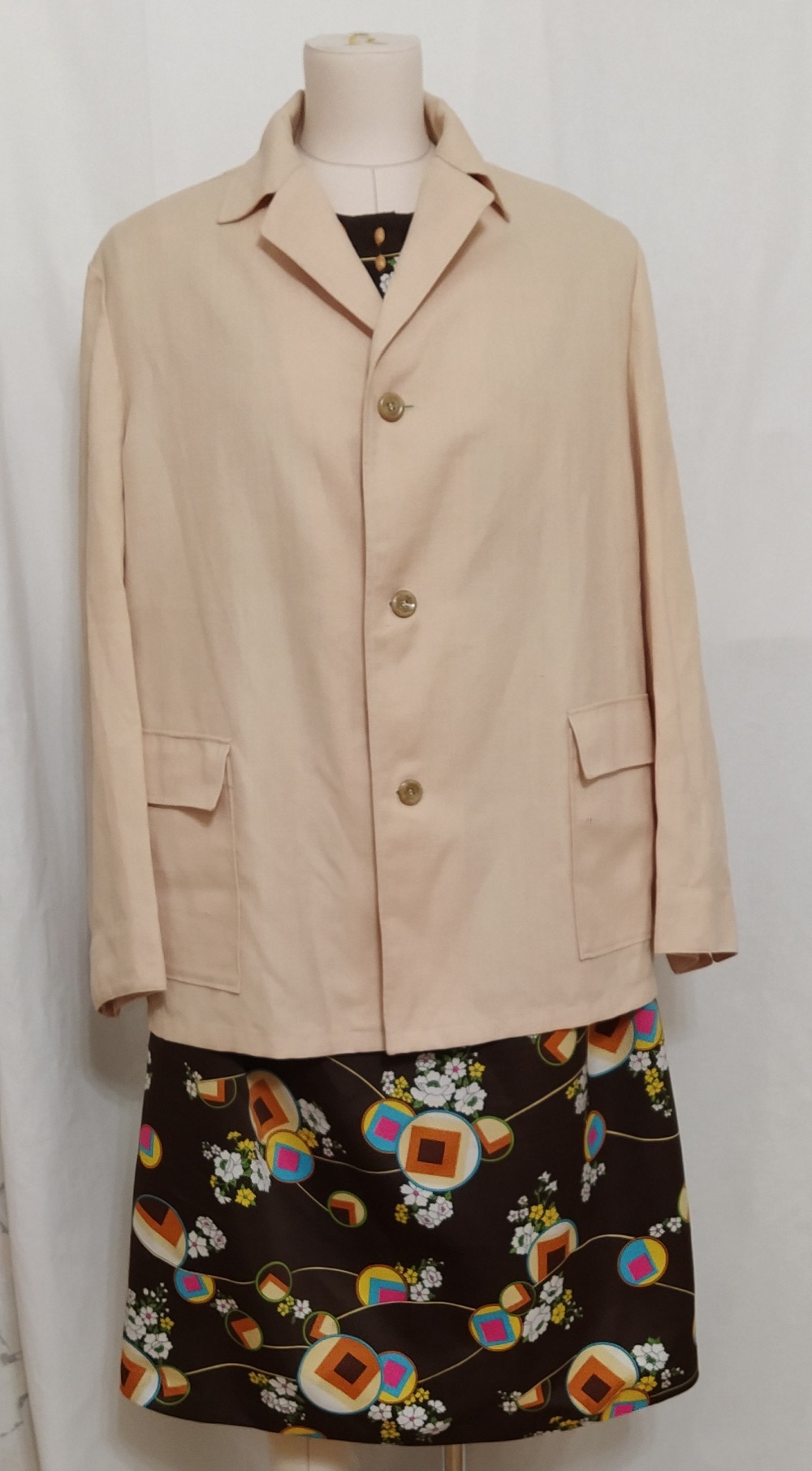 Льняной пиджак no brand, XL, XXL