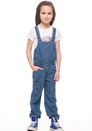 Джинсовый полукомбинезон Play Today размер 110 (5 лет)