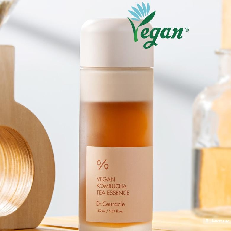 Веганская многофункциональная кремовая эссенция с экстрактом комбучи и чёрного чая Dr. Ceuracle, 150мл