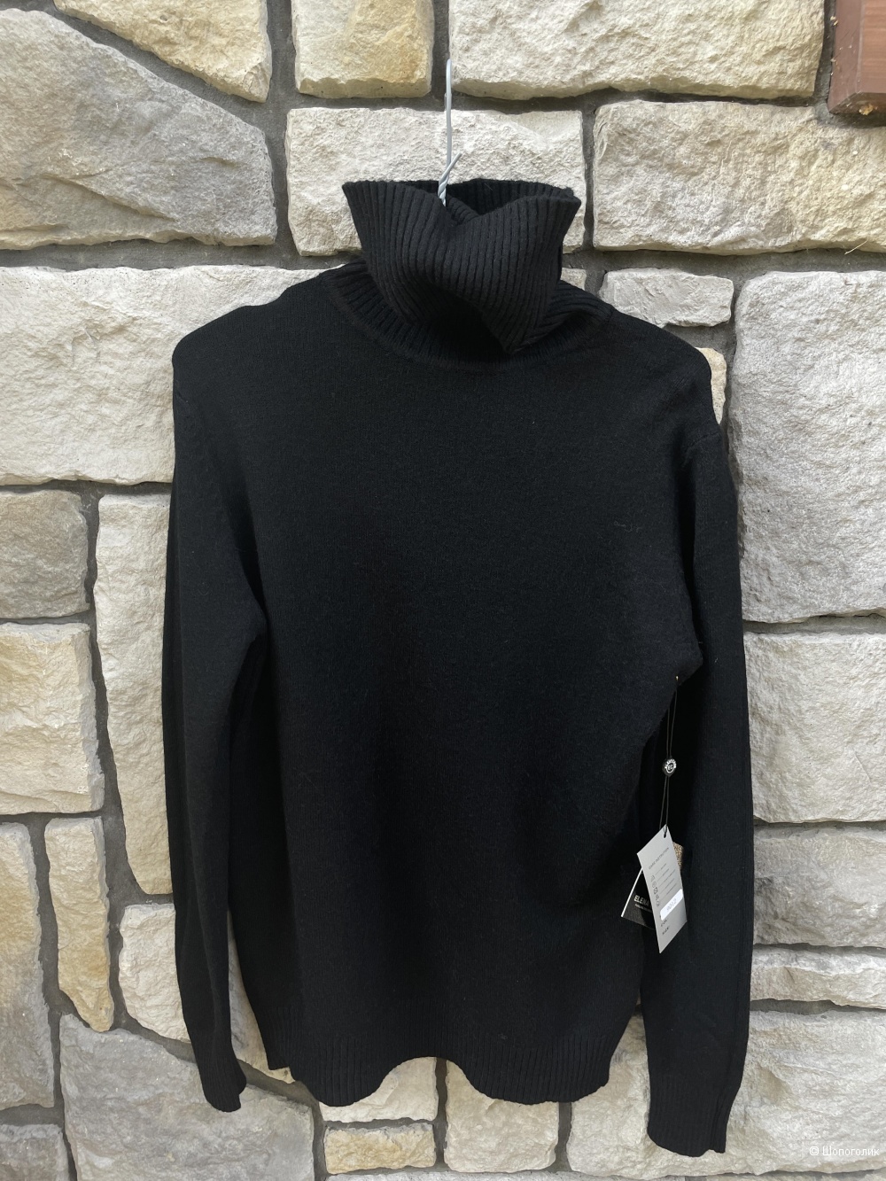 Джемпер водолазка кашемир Elena Cao black, 44-52