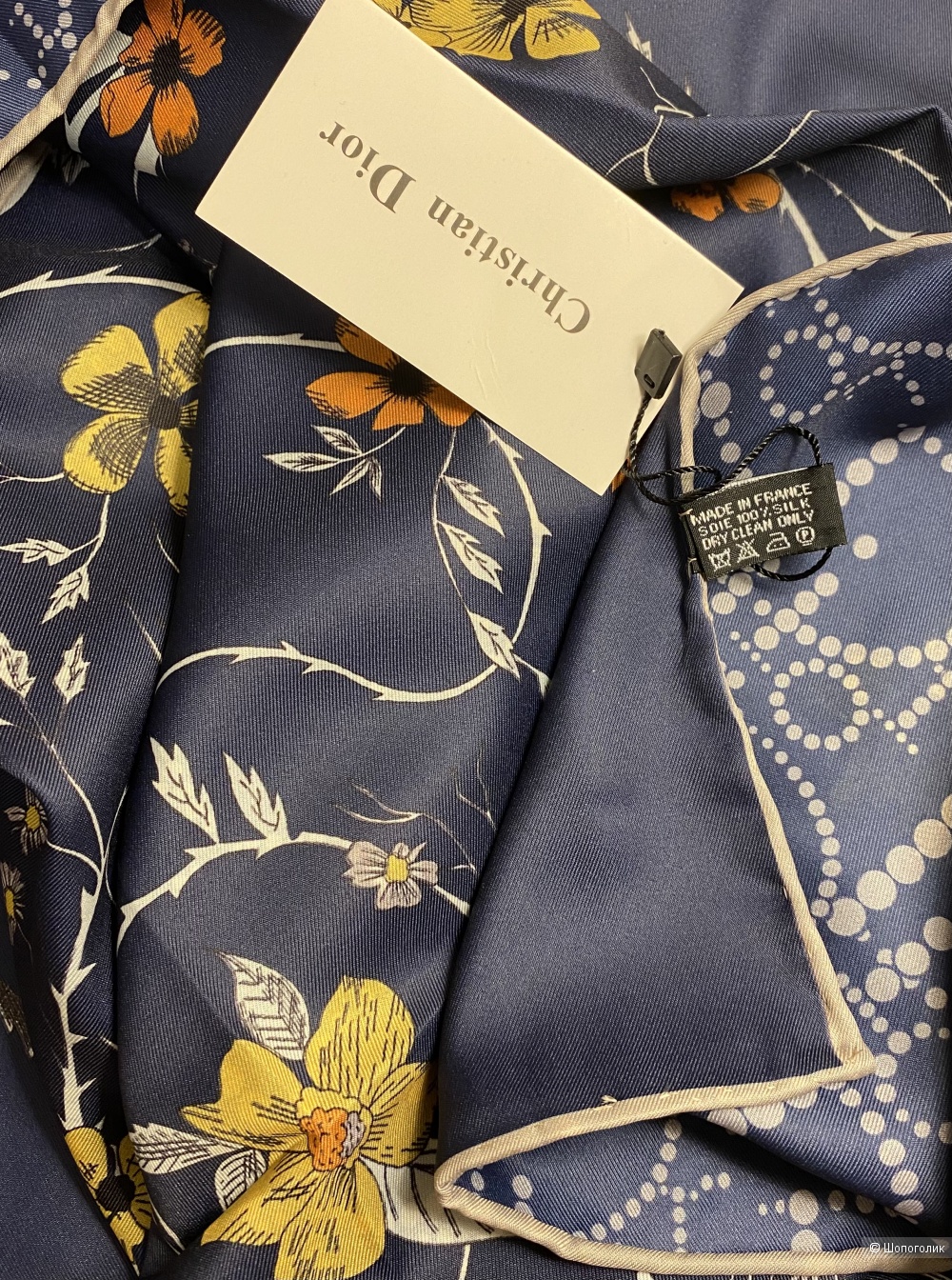 Платок в стиле Dior 85*85