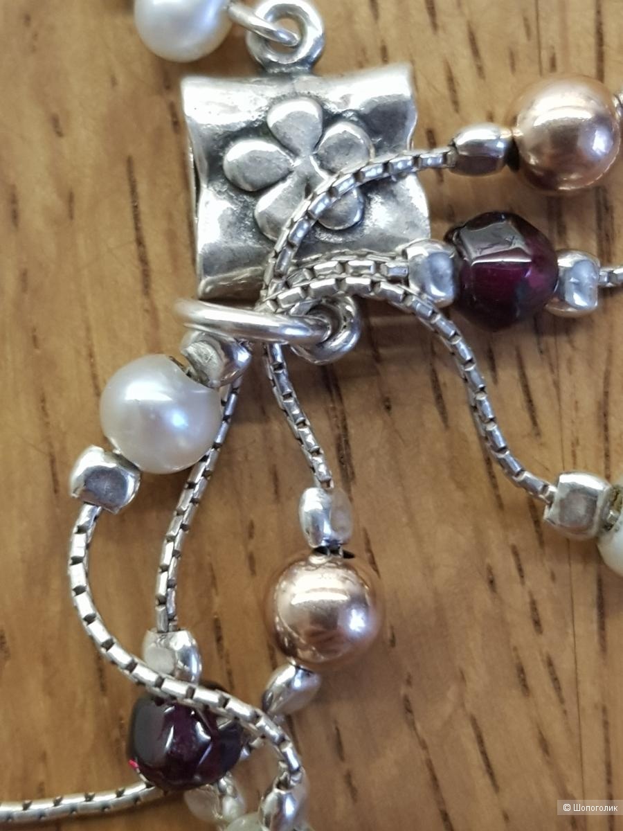 Браслет DEN’O. Серебро 925. Размер 18