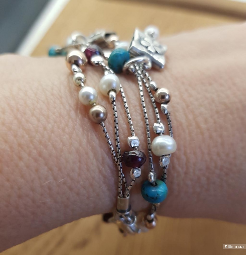 Браслет DEN’O. Серебро 925. Размер 18