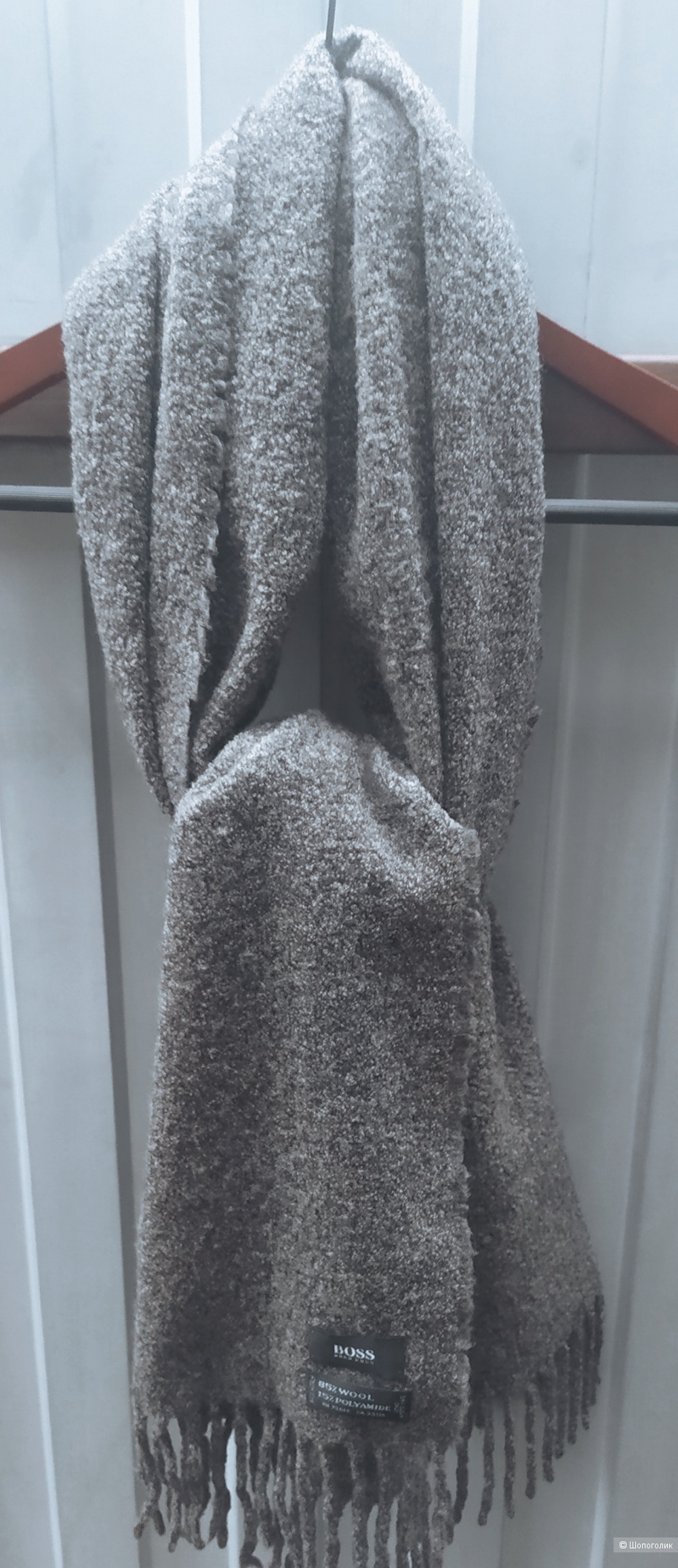 Широкий шарф BOSS ( HUGO BOSS), 0,39*1, 70 м.