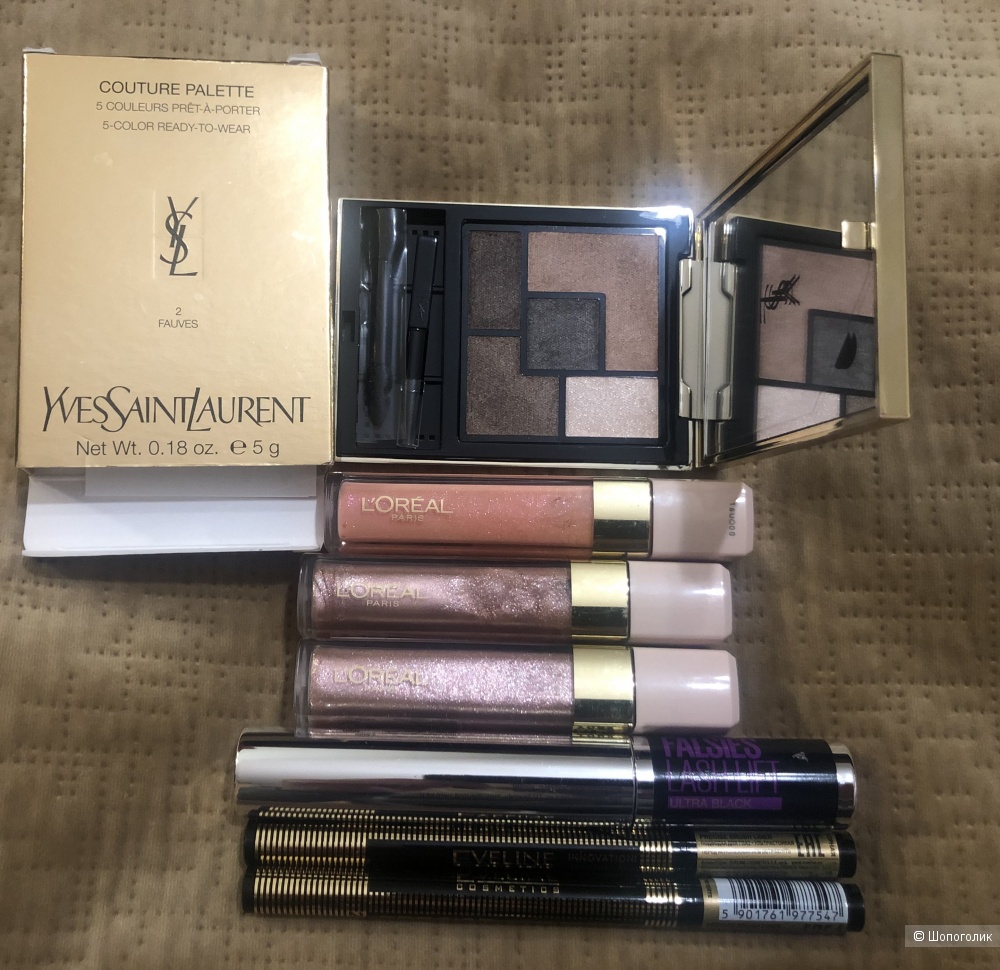 Сет тени ysl 02, тушь мейбелин, блески L’Oréal, в магазине Другой ...