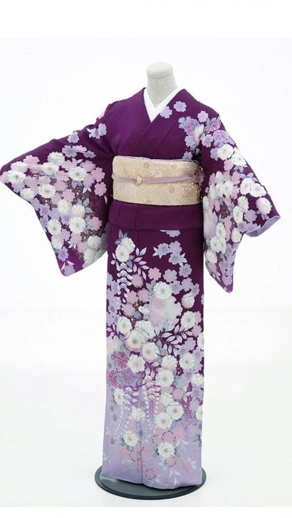 Фурисодэ кимоно гейша