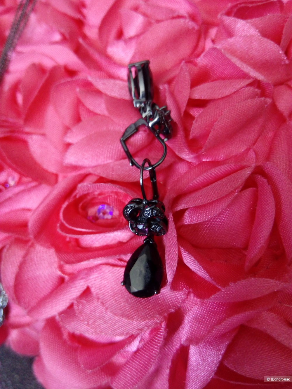 Комплект подвеска и серьги