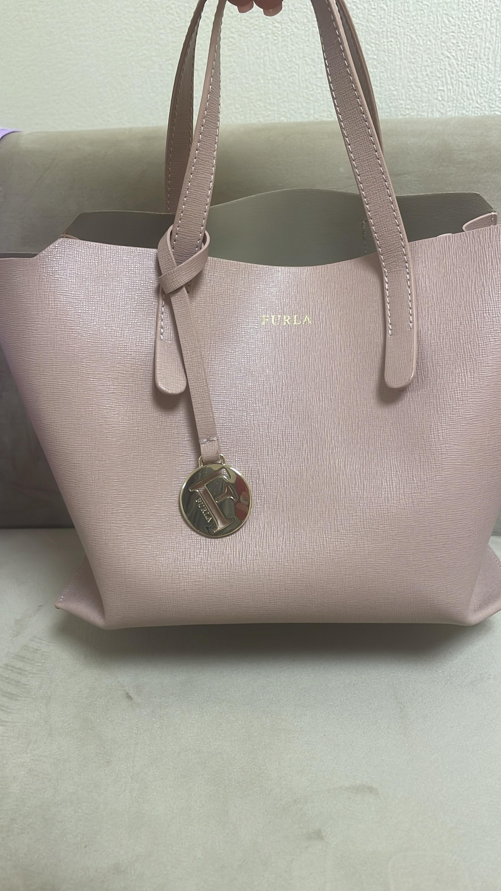 Сумка Furla нет Дефектов  цвет Пудра размер S