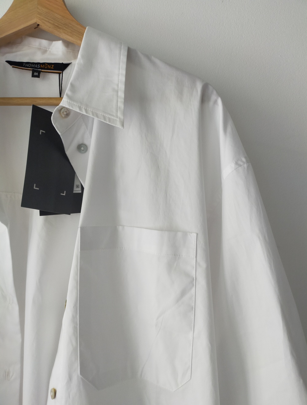 Хлопковая рубашка Thomas Munz размер L