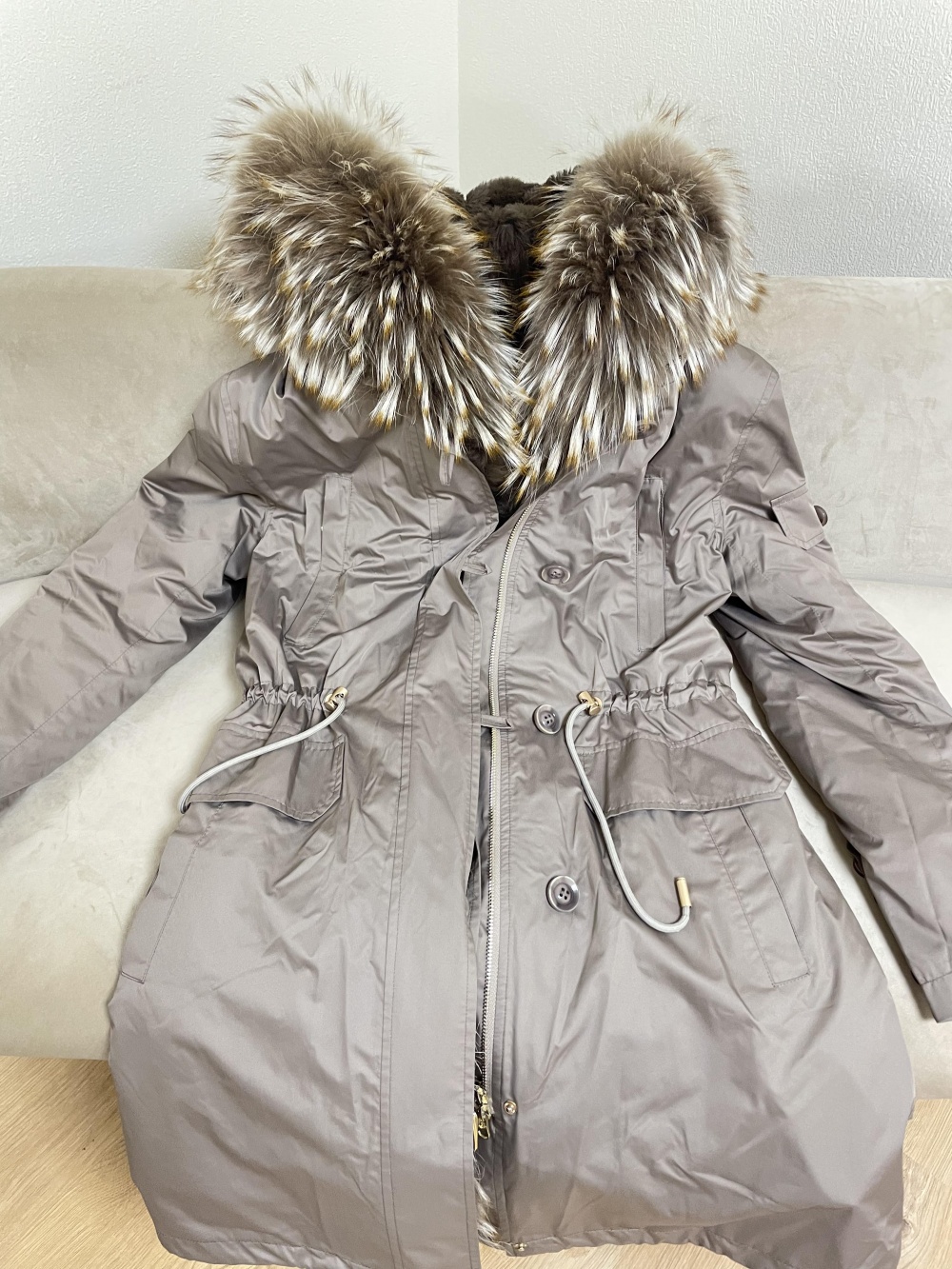 Зимняя парка 44 размер