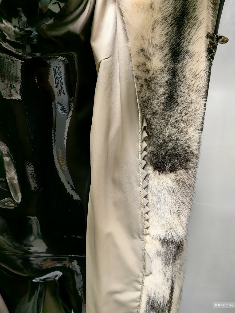 Шуба норковая с беретом LUINI 44-46 размера