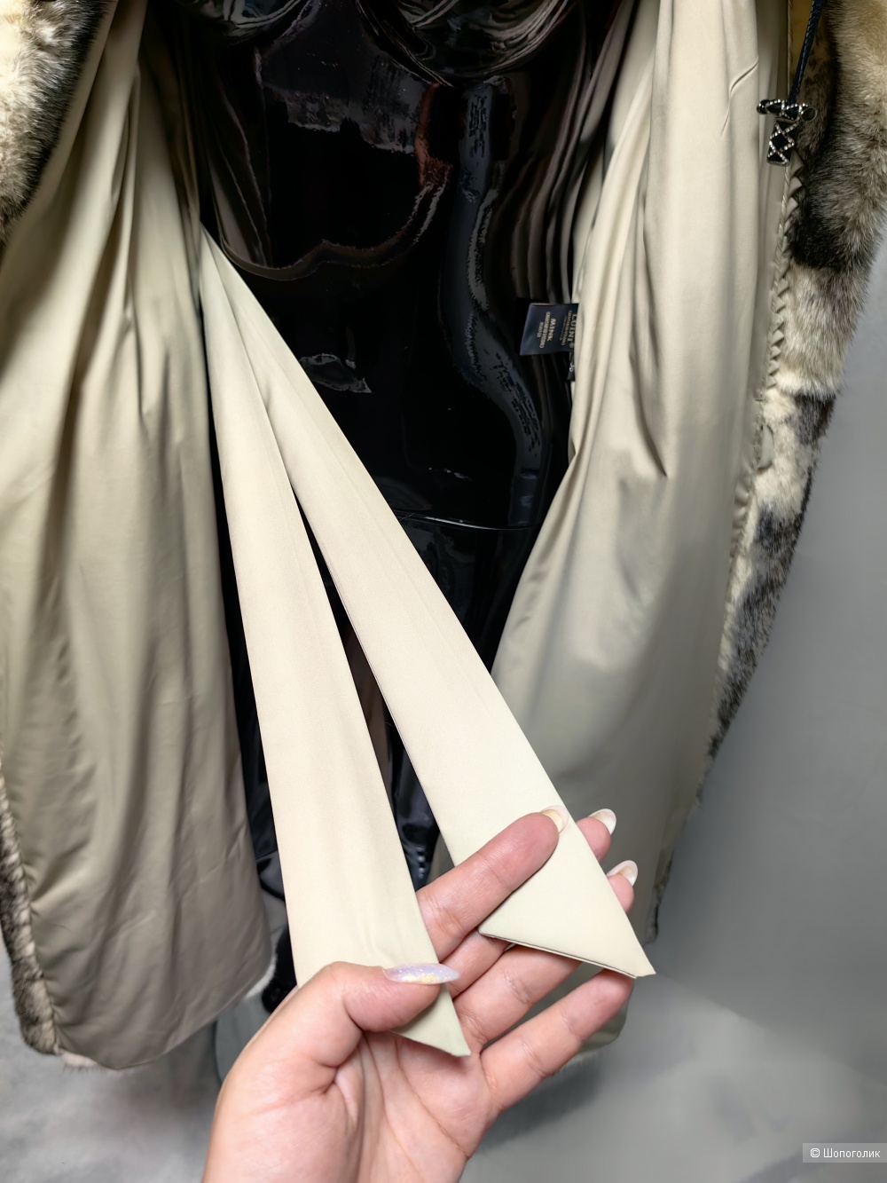 Шуба норковая с беретом LUINI 44-46 размера