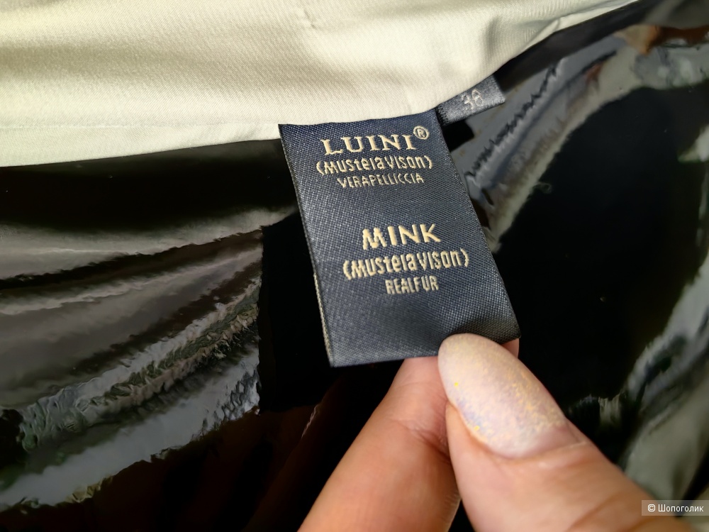 Шуба норковая с беретом LUINI 44-46 размера