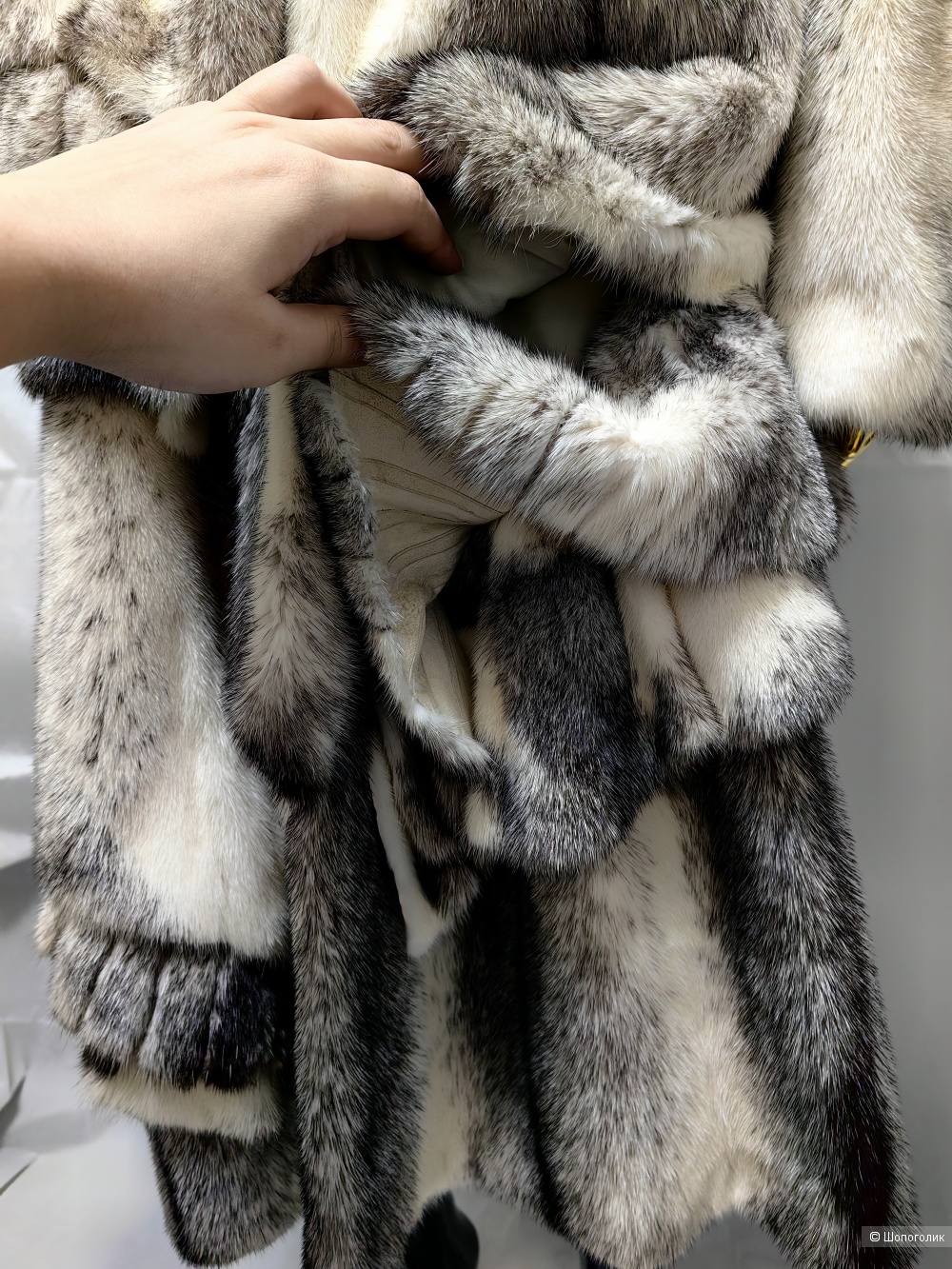 Шуба норковая с беретом LUINI 44-46 размера
