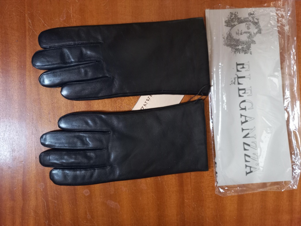 Перчатки мужские кожаные Eleganzza р.8