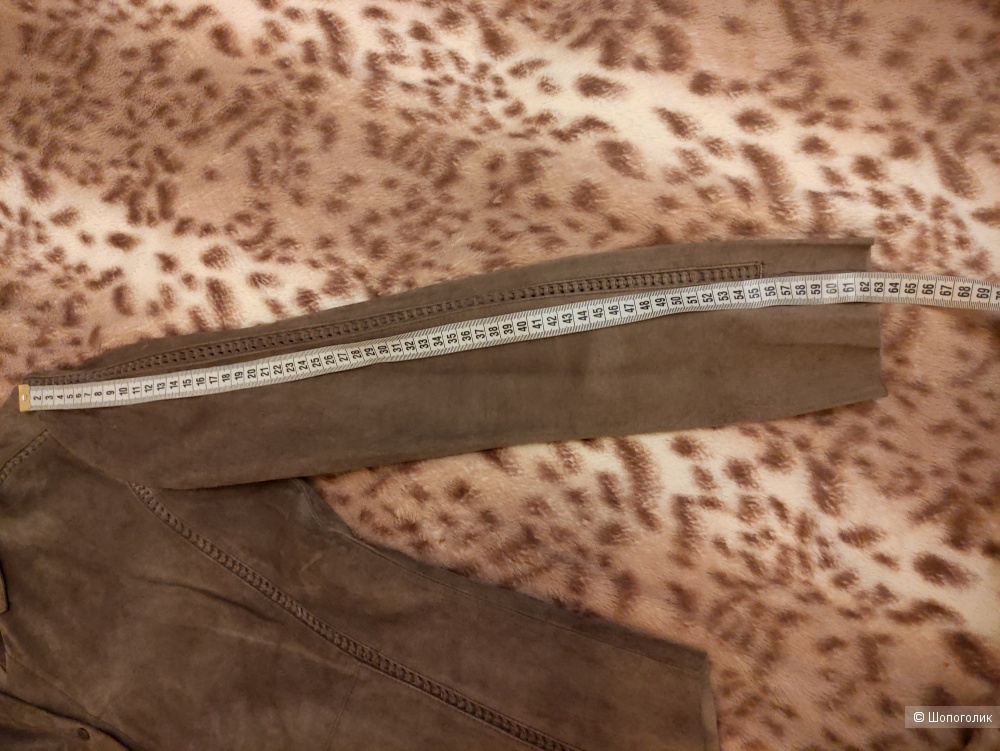 Рубашка из натуральной замши ECRU